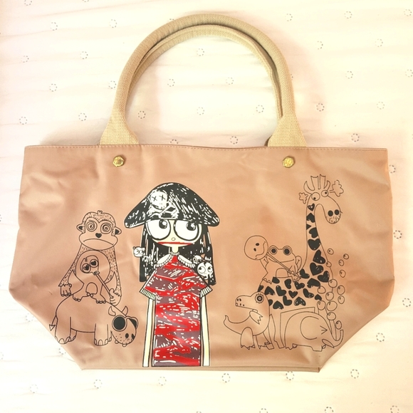Marc By Marc Jacobs Handbags - Marc by Marc Jacobs Miss Marc Pirate Nylon Tote Bag Vintage 2000s Cartoon Rare